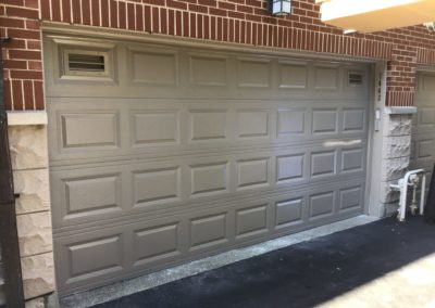 A finished CHI Garage Door installation in Northern Illinois