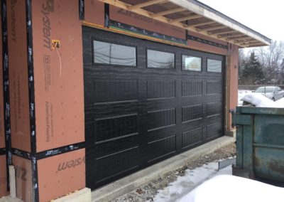 Clopay Classic Wood garage door installation in Lake County, Illinois