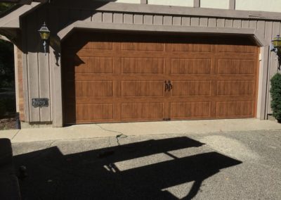 Clopay Wooden Garage door installation in southeast Wisconsin