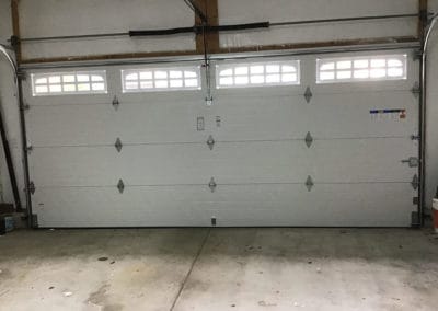 Clopay Classic garage door installation in Kenosha County, Wisconsin