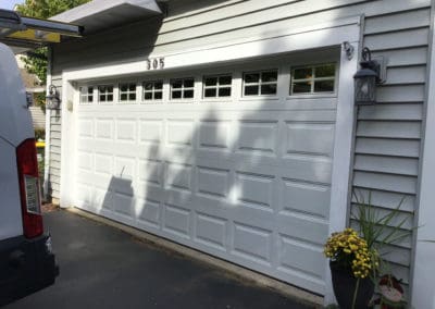 Clopay Classic Series garage door installation in Ingleside, Illinois
