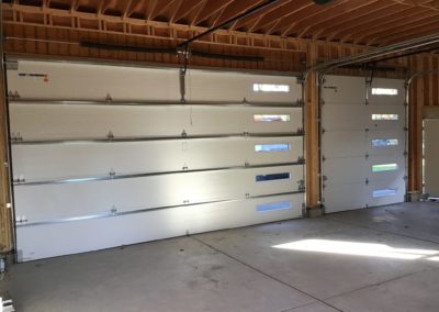 Inside of Clopay garage door installation in Illinois
