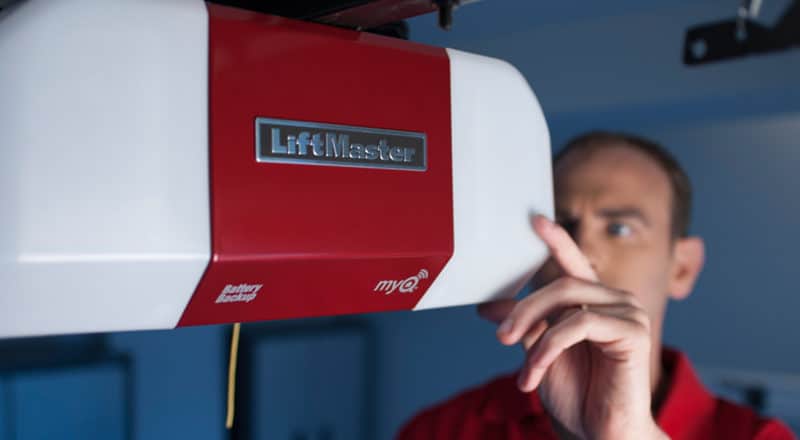 Expert LiftMaster Technician Installing Battery Backup