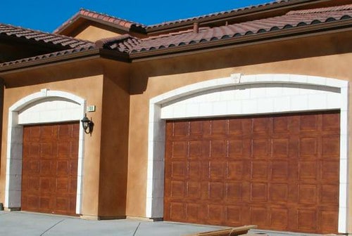 Classic Section Style Wooden Garage Door