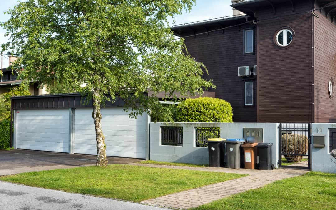 modern home garage door
