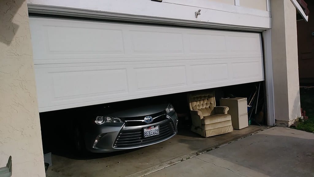 broken garage door wont open