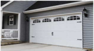 CHI carriage house stamped garage door