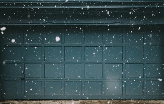 Why won't my garage door close in cold weather?