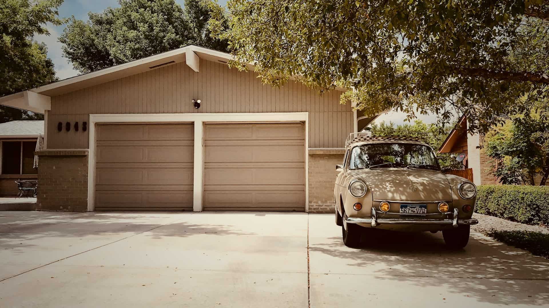 Driveway, car, and garage in Downers Grove
