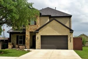 An insulated garage door in Lake County, Illinois